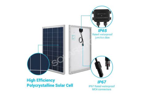 solar panel junction box dimensions